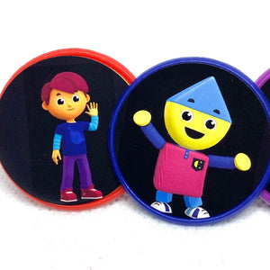 Charlie Colorform City Cupcake Toppers Party Favors Rings - Set of 16