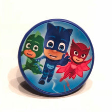 Load image into Gallery viewer, PJ Masks cupcake toppers party favors rings cake decorations birthday party supplies