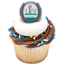 Load image into Gallery viewer, Super Bowl 2020 Cupcake Toppers Super Bowl Party Supplies - Package of 12